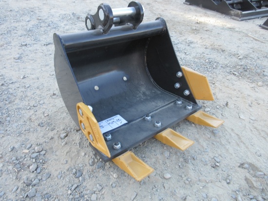 New Unused 2026 16" Mini-Excavator Tooth Bucket