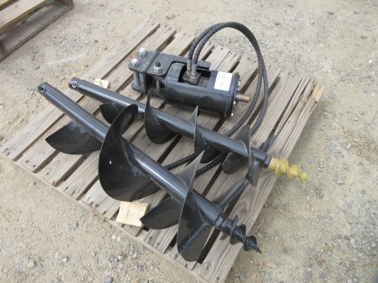 New Unused Mini-Excavator Auger Attachment,