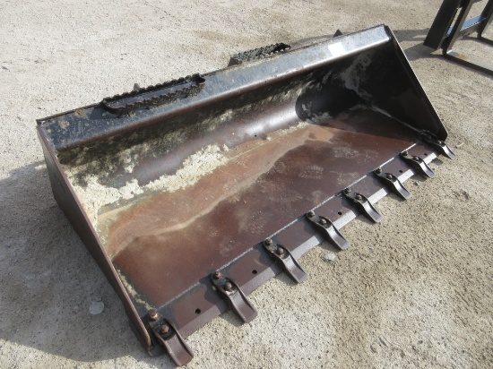 Lot Of Cat 74" Skid Steer Tooth Bucket,