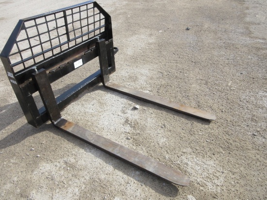 Lot Of 4' Skid Steer Fork Attachment