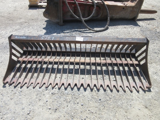Lot Of Skid Steer 78" Rock Sifting Bucket