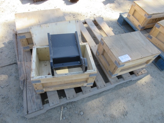 (3) Mini-Excavator Bucket Coupler Attachments,