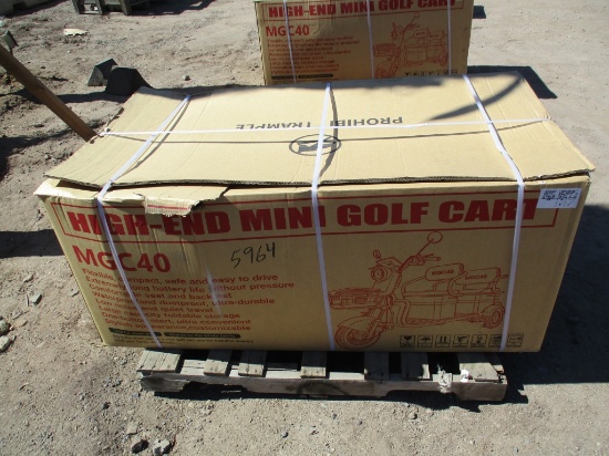 2026 MGC40 Mini-3-Wheel Golf Cart,