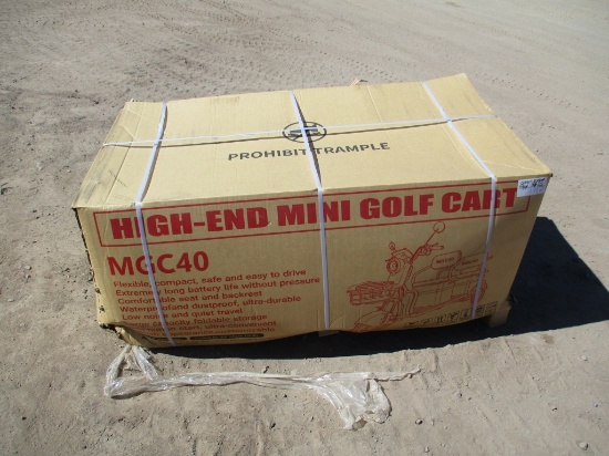 2026 MGC40 Mini-3-Wheel Golf Cart,