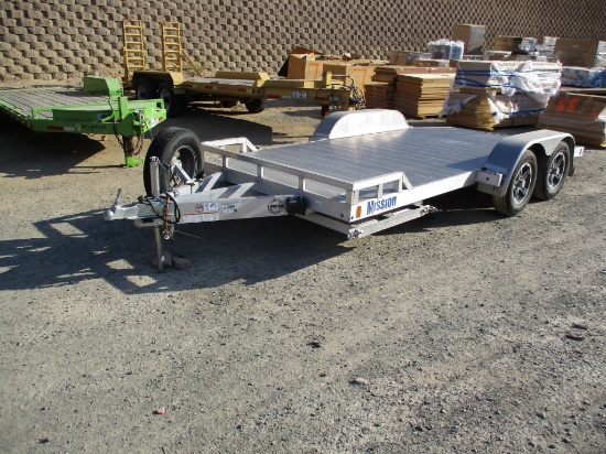 2022 Alcom T/A Flatbed Car Haul Trailer,