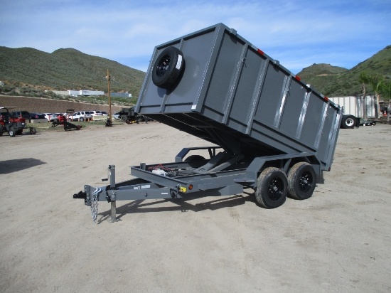 2026 Patos Trailers T/A Hydraulic Dump Trailer,