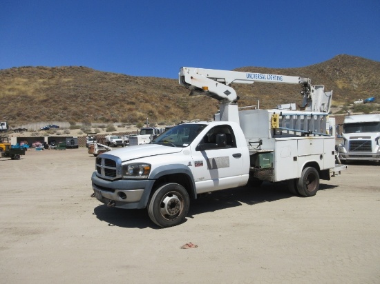 2010 Dodge Ram 4500 HD S/A Bucket Truck,