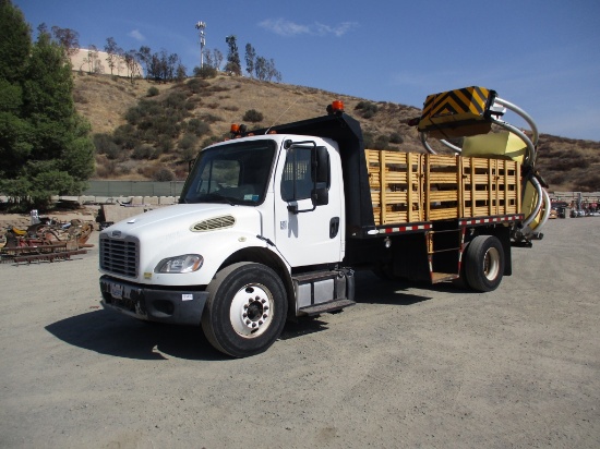 2014 Freightliner M2 S/A Flatbed Attenuator Truck,