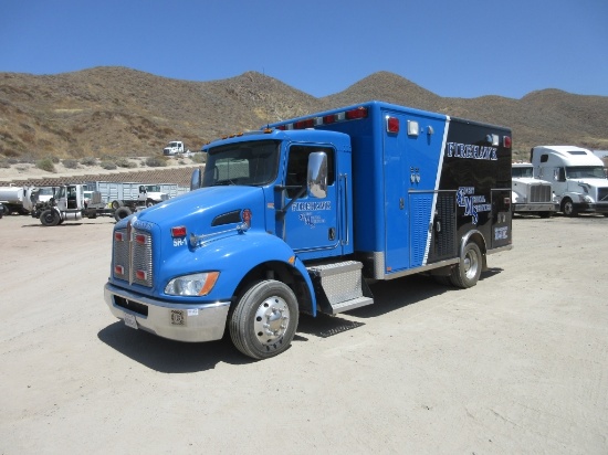 2016 Kenworth T270 S/A Ambulance Truck,