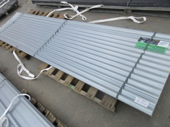 New Unused 3' x 12' Poly Carbonate Roof Panels,