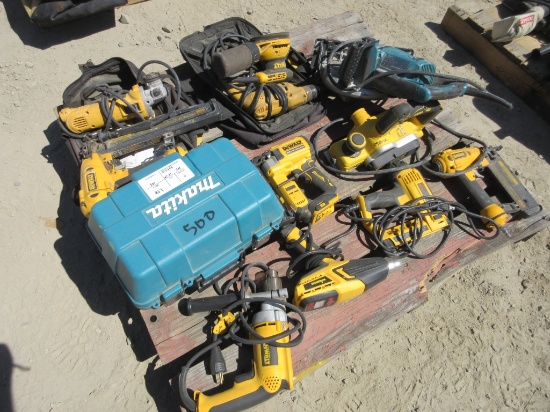 Lot Of Misc Dewalt Corded Power Tools,