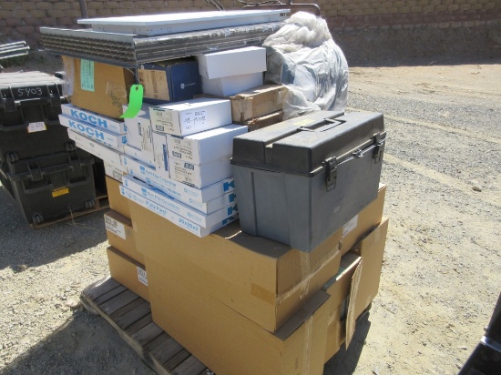 Radiator, AC Filters, Tool Box W/Contents, Etc