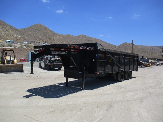 2021 Roadclipper Gooseneck Debris Dump Trailer,