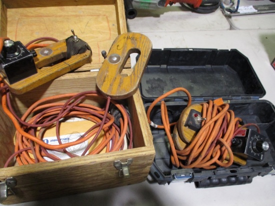 Lot Of (2) Hot Wire Styrofoam Cutters,