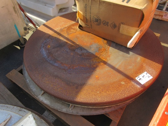 Lot Of 46" Concrete Trowel Pan