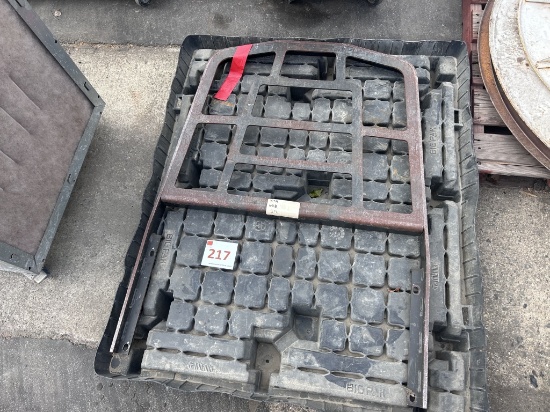 Lot Of Forklift Fork Cage