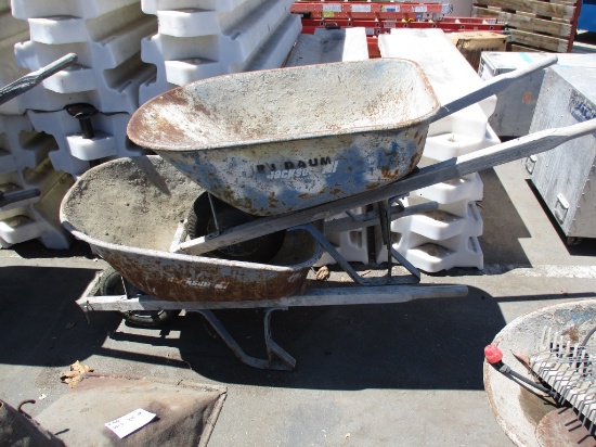 Lot Of (2) Wheel Barrels