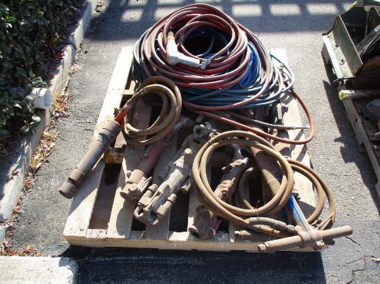 Lot Of (3) Air Powered Chipping Hammers,