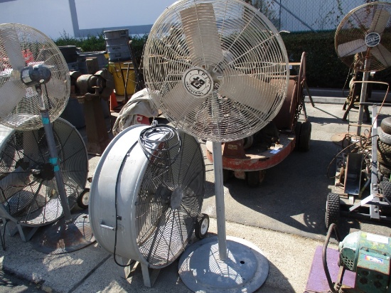 Lot Of (2) HD Electric Shop Fans
