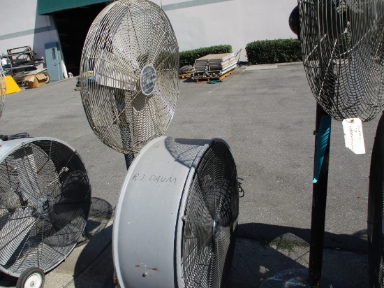 Lot Of (2) HD Electric Shop Fans