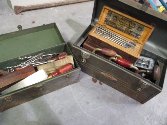 Lot Of (2) Boxes Assorted Tools