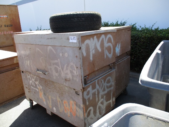 Lot Of (2) 5' x 4' x 30" Jobsite Tool Boxes