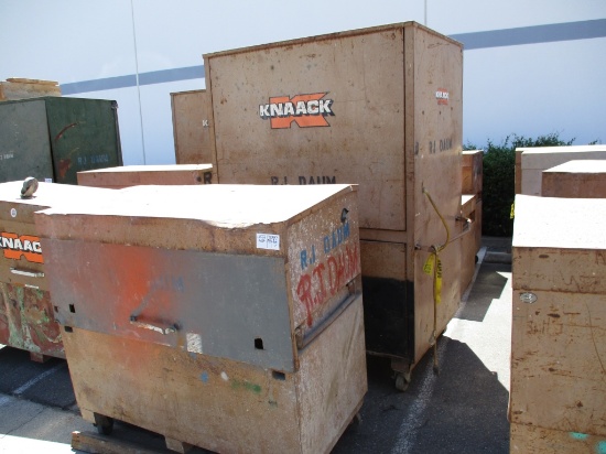 Lot Of (2) Assorted Size Jobsite Tool Boxes