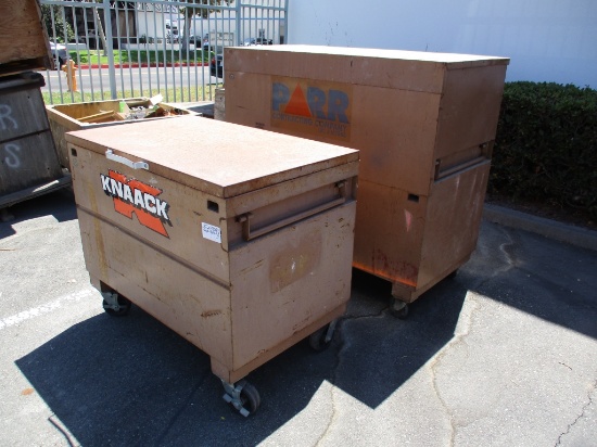 Lot Of (2) Jobsite Tool Boxes
