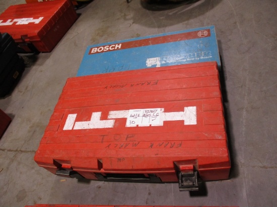 Lot Of Hilti TE65 Electric Rotary Hammer W/Sockets