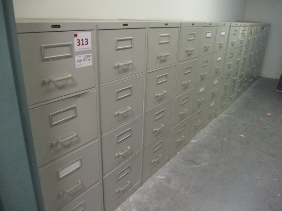 Lot Of (7) Metal Filing Cabinets