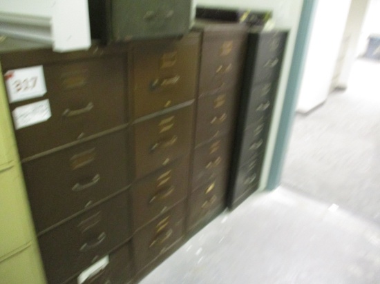 (5) Metal Filing Cabinets, (1) Combo Suitcase,