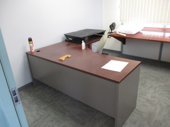 Lot Of Secretary Desk, Chair, Plan Folding Table