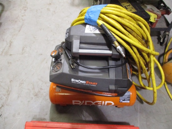 Lot Of Ridgid 77DBA 4.5-Gallon Quiet Compressor