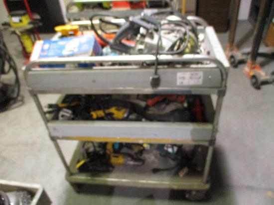 Lot Of Misc Power Tools, Skill Saw, Angle Grinder,