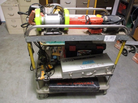 Lot Of Misc Power Tools, Misc Skill Saw,
