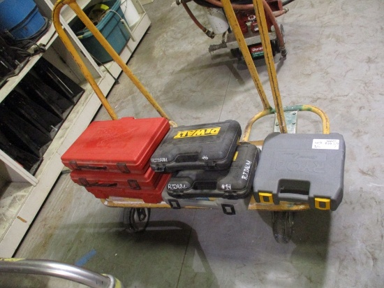 Lot Of Misc Power Tools, Dewalt Drills,