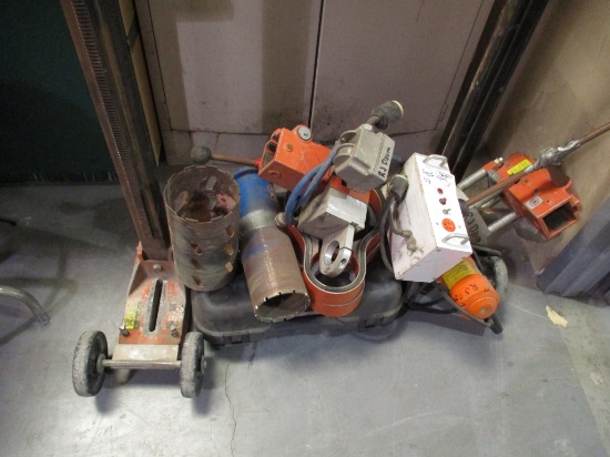 Lot Of (2) Weka 110-Volt Core Drill W/Stand,