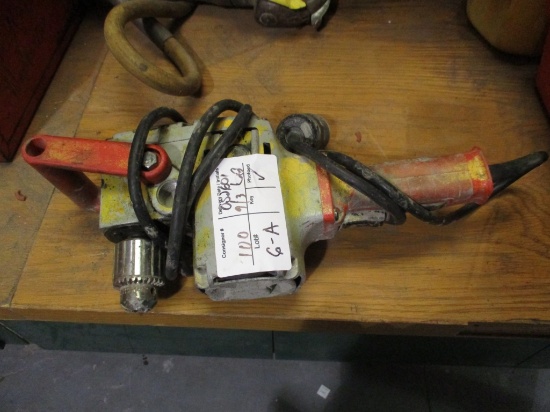 Lot Of Milwaukee 1/2" Angle HD Hole Hawg Drill