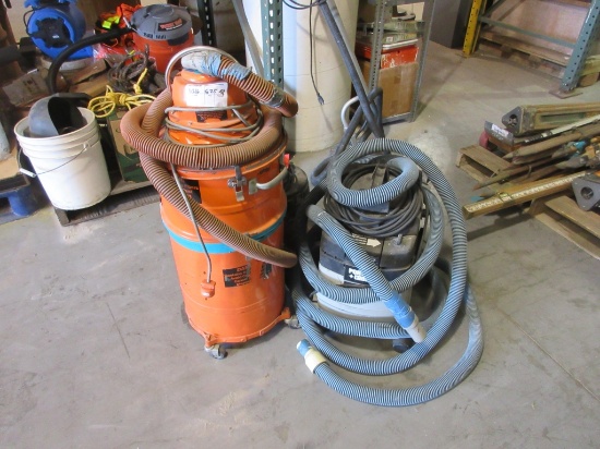 Lot Of (3) Industrial Shop Vacuums
