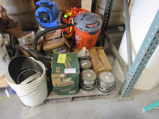 Lot Of Electric Blower, Vacuum, Paint, Misc Nails,