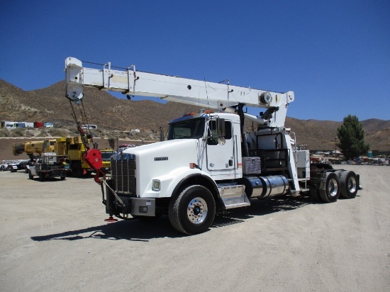 2014 Kenworth T800 T/A Crane Truck Tractor,