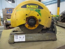 Lot Of Dewalt 14" Electric Chop Saw