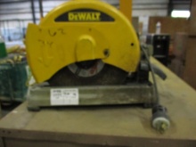 Lot Of Dewalt 14" Electric Chop Saw