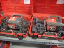 Lot Of (2) Hilti PRI 36 Pulse III Powder Lasers