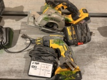 Lot Of Dewalt Circular Saw, Dewalt Screw Gun,