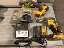 Lot Of Dewalt Circular Saw, Dewalt Screw Gun,