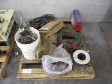 Lot Of Welding Supplies, Welding Leads, Wire,