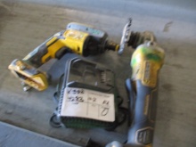 Lot Of Dewalt Screw Gun & Grinder,
