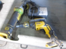 Lot Of Dewalt Screw Gun & Grinder,