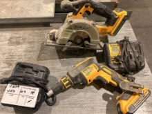 Lot Of Dewalt Circular Saw, Dewalt Screw Gun,